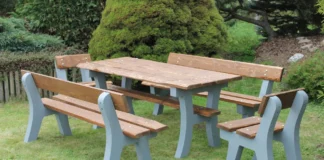 Betonový nábytek na zahradu jako elegantní a funkční řešení
