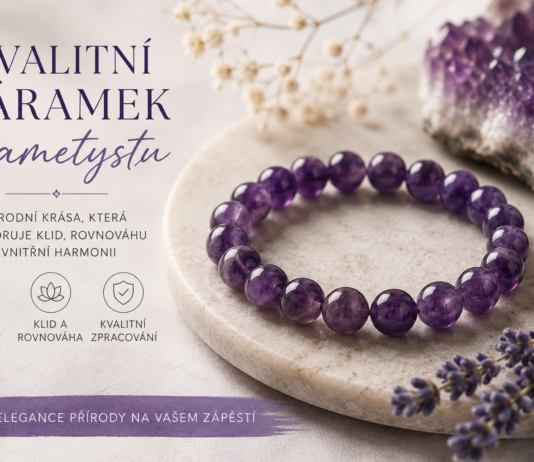 Náramek z ametystu: fialový strážce klidu, intuice a hlubokého spánku